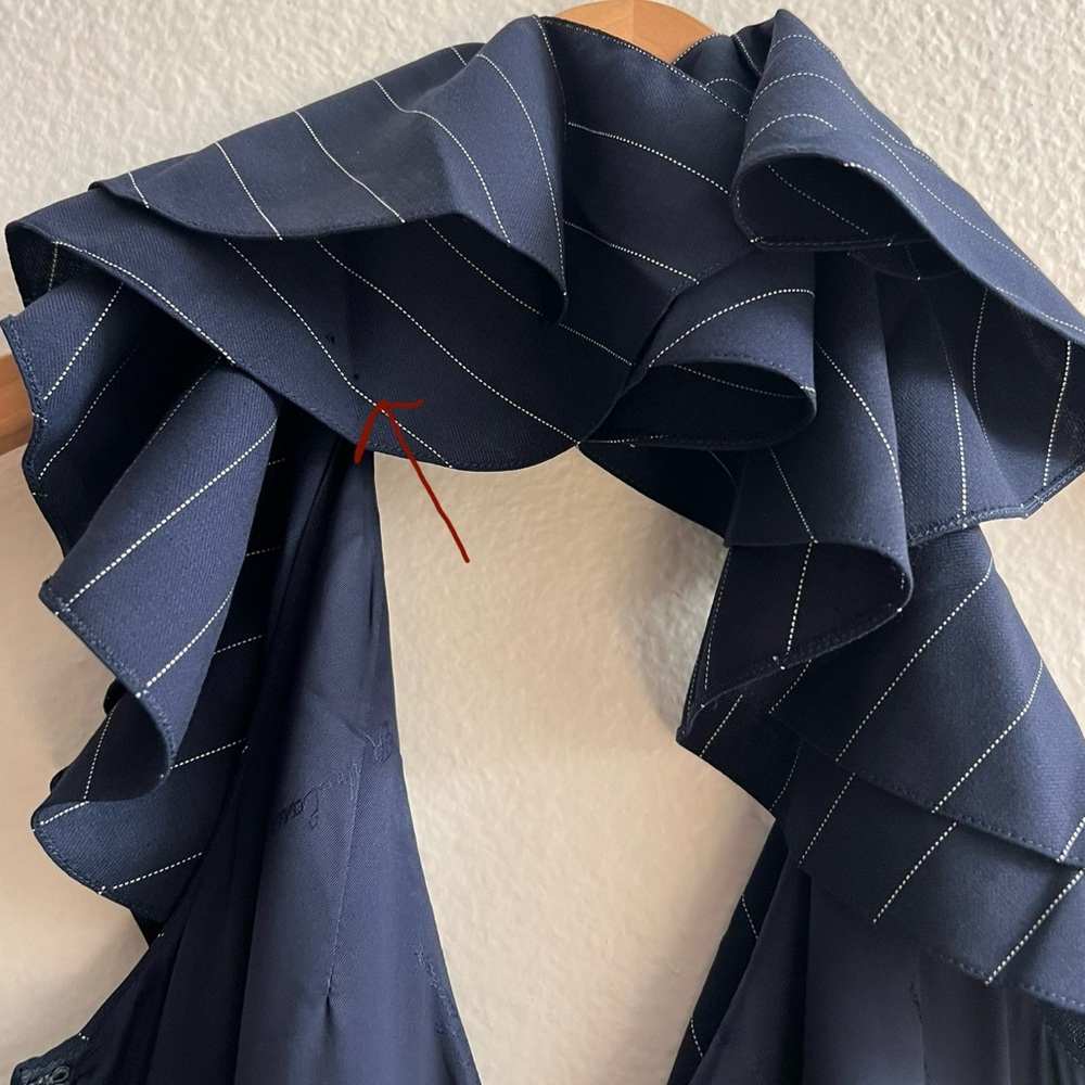 New Ralph Lauren Purple Label Navy/White Jumpsuit Size 2 - Picture 15 of 16